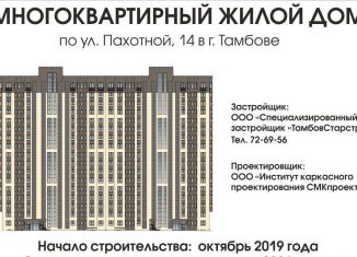 Продам 1-комнатную квартиру, 36.6 м2, Тамбов, Пахотная улица, 14, Октябрьский район