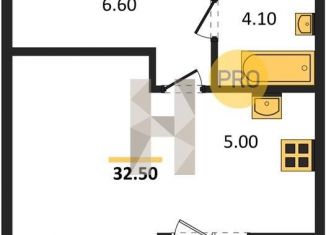 Продажа квартиры студии, 32.5 м2, Новосибирск, Калининский район