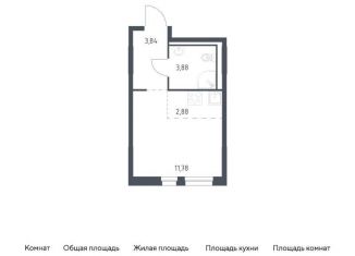 Продам квартиру студию, 22.4 м2, Ленинградская область, Невская Долина, 1.3