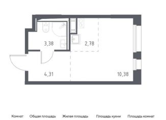 Продаю квартиру студию, 20.9 м2, Ленинградская область, жилой комплекс Новые Лаврики, 1.1