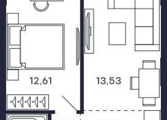 Продажа 1-ком. квартиры, 39.9 м2, Красногорск, ЖК Тетрис