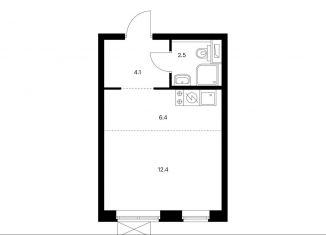 Продается квартира студия, 25.4 м2, Москва, метро Бибирево