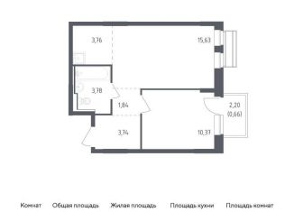 1-ком. квартира на продажу, 39.8 м2, село Лайково