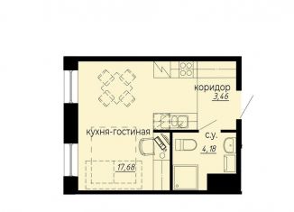 Квартира на продажу студия, 25.3 м2, Санкт-Петербург, метро Политехническая