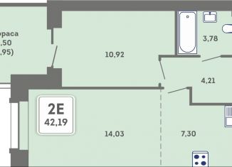 Продаю 2-комнатную квартиру, 42.2 м2, Пермский край