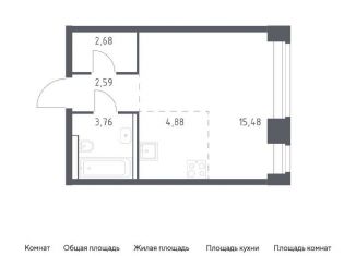 Продаю квартиру студию, 29.4 м2, Москва, ЗАО, жилой комплекс Нова, к2