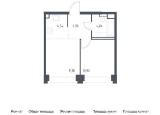 Продается однокомнатная квартира, 35.6 м2, Москва, жилой комплекс Нова, к2, метро Минская