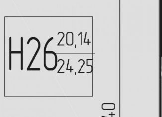 Продажа однокомнатной квартиры, 24 м2, Одинцово, улица Чистяковой, 8с2