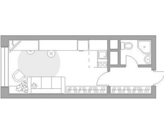 Квартира на продажу студия, 26.5 м2, Московская область