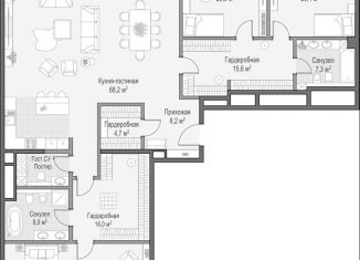 Продажа 3-комнатной квартиры, 124 м2, Москва, метро Третьяковская