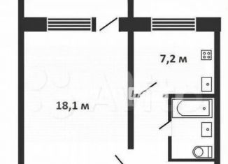 Продам 1-ком. квартиру, 31 м2, Белгород, улица Железнякова, 3, Восточный округ