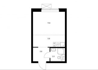 Продажа квартиры студии, 23.6 м2, Москва, ВАО, жилой комплекс Открытый Парк, к1/2