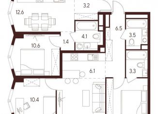 3-ком. квартира на продажу, 52.5 м2, Москва, САО