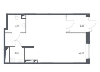Продается помещение свободного назначения, 56.57 м2, Мытищи, ЖК Долина Яузы, 1