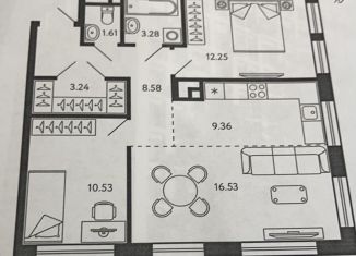 Продажа двухкомнатной квартиры, 65.4 м2, Республика Башкортостан
