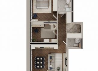 2-комнатная квартира на продажу, 74 м2, Республика Башкортостан, улица Аксакова, 14