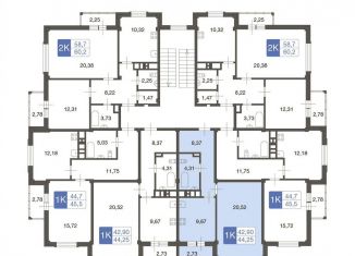Продается однокомнатная квартира, 42.7 м2, деревня Ивановское, улица Николинские Ключи, 41