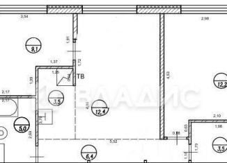 Продажа 2-комнатной квартиры, 52.2 м2, деревня Глухово, Романовская улица, 11, ЖК Новая Рига