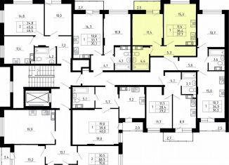 Продается 1-комнатная квартира, 36.4 м2, деревня Скотное, Рождественская улица, 2