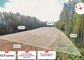 Продажа земельного участка, 60.9 сот., Тюмень, Радужная улица