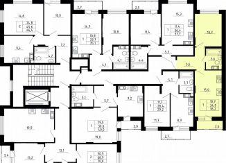 Продам однокомнатную квартиру, 34.9 м2, деревня Скотное, Рождественская улица, 2