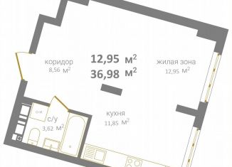 Продам однокомнатную квартиру, 37 м2, Нижегородская область