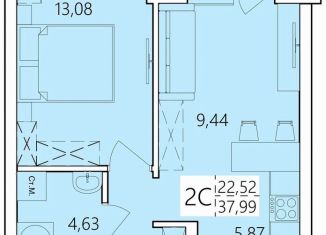 Продажа 2-ком. квартиры, 38 м2, Республика Башкортостан, улица Пожарского, 243