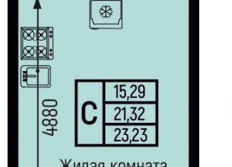 Продам квартиру студию, 23.2 м2, село Небуг