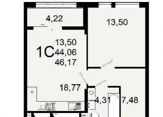 Продается 1-комнатная квартира, 33 м2, Рязань, Льговская улица, 8