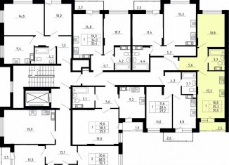 Продаю 1-ком. квартиру, 35.3 м2, деревня Скотное, Рождественская улица, 2