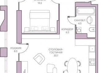 Продаю 2-комнатную квартиру, 68.9 м2, Пензенская область