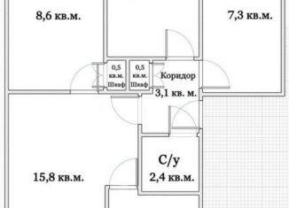 Продаю 4-ком. квартиру, 49.5 м2, Санкт-Петербург, улица Костюшко, муниципальный округ Новоизмайловское