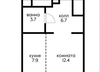 Продам 1-комнатную квартиру, 30.7 м2, Москва, ЖК Сидней Сити, жилой комплекс Сидней Сити, к1