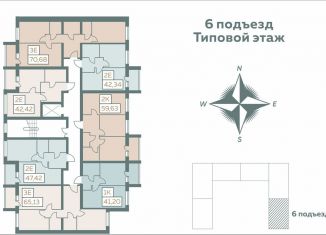 Продаю 1-комнатную квартиру, 41.2 м2, Лиски, улица Титова, 38