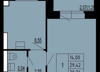 Продам 1-комнатную квартиру, 31 м2, Владимир, Всесвятская улица, 15