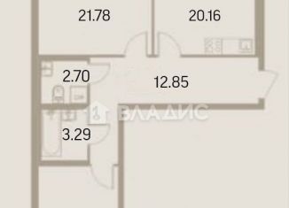 Продам 2-комнатную квартиру, 76.1 м2, Санкт-Петербург, Большой Сампсониевский проспект, 77, ЖК Георг Ландрин