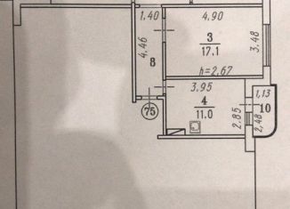 Продажа трехкомнатной квартиры, 62.9 м2, Омск, Заозёрная улица, 25, ЖК Заозёрный