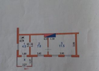 Продам 1-ком. квартиру, 26.8 м2, Льгов, Ленинградская улица, 37