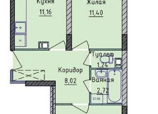 Продаю 2-комнатную квартиру, 53.2 м2, Ярославль, Фрунзенский район, проспект Фрунзе, 56Д