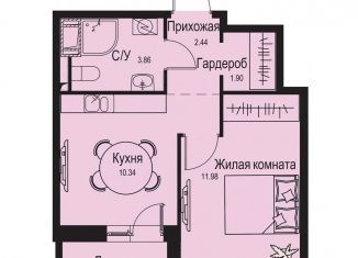 Продам 1-комнатную квартиру, 31.9 м2, деревня Новосергиевка