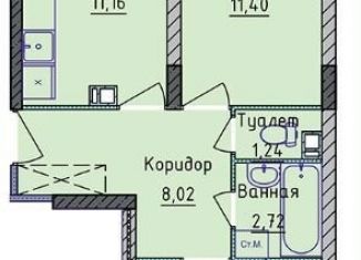 2-ком. квартира на продажу, 53 м2, Ярославль, Фрунзенский район, проспект Фрунзе, 56Д