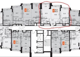 Продажа 2-ком. квартиры, 60.1 м2, Москва, район Нагатино-Садовники, Варшавское шоссе, 37Ак3