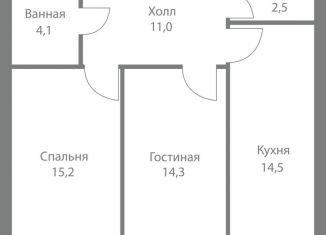 Продается двухкомнатная квартира, 61.6 м2, Москва, станция Немчиновка