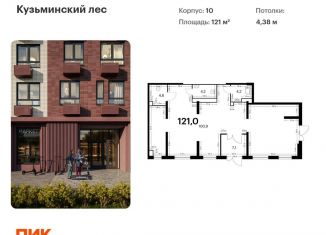 Продажа помещения свободного назначения, 121 м2, Котельники