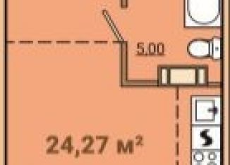 Квартира на продажу студия, 24 м2, посёлок Красное Поле, улица Героя Советского Союза Шкенёва, 4Б