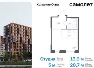 Продажа квартиры студии, 28.7 м2, Мурманская область