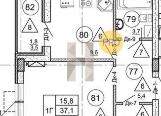 Продается 1-комнатная квартира, 38.9 м2, Воронеж, улица Загоровского, 9/2, Центральный район