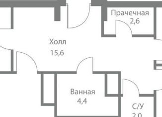 Продается трехкомнатная квартира, 92.9 м2, Москва, станция Немчиновка