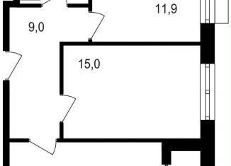 Продается 2-комнатная квартира, 57.9 м2, Москва, ЖК Михалковский, Михалковская улица, 48к1