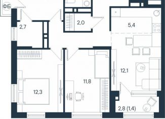 Продаю 4-ком. квартиру, 73.3 м2, Пермь, Индустриальный район